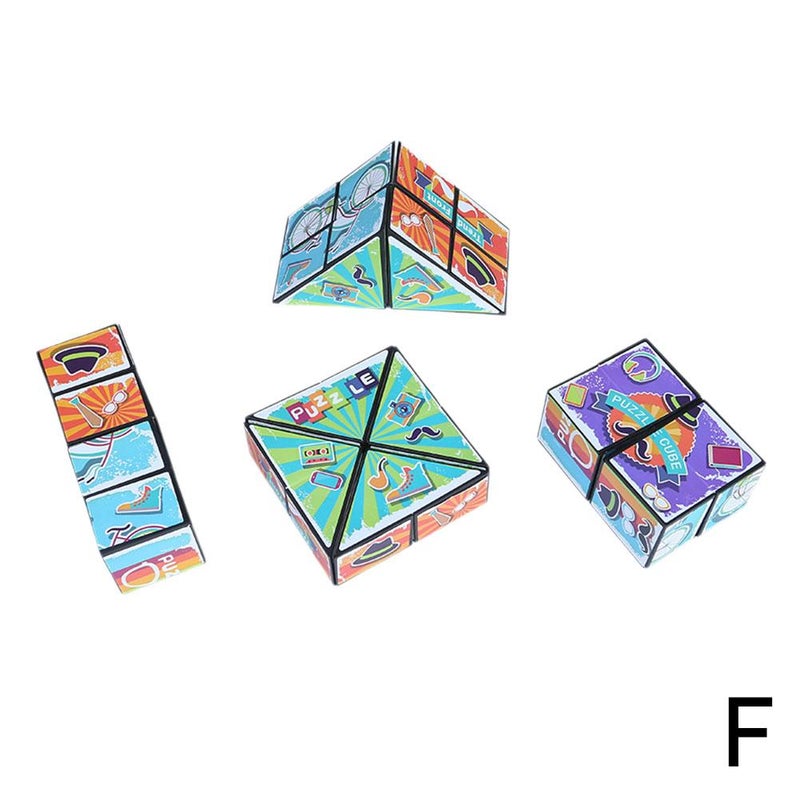 3D geometric magnetic Rubik's Cube, infinitely variable Rubik's Cube, irregularly shaped Rubik's Cube, educational toy